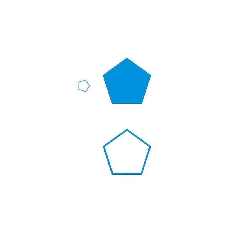 Geometric shapes - cards