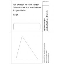 Geometrické tvary - karty