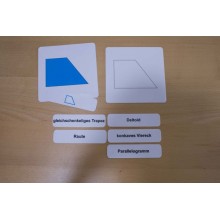 Geometrické tvary - karty