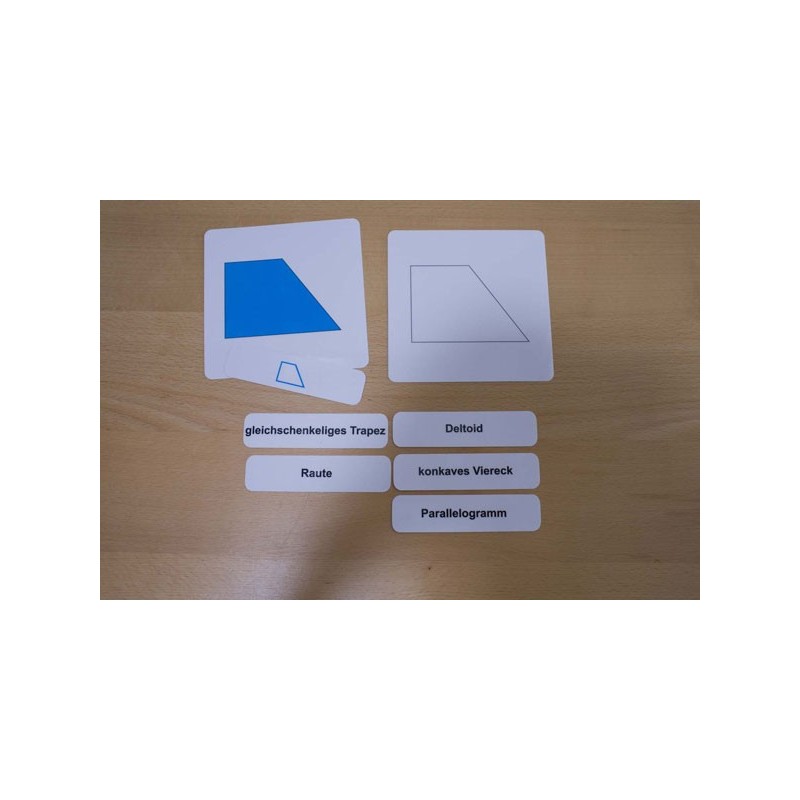 Geometrische Formen - Karten