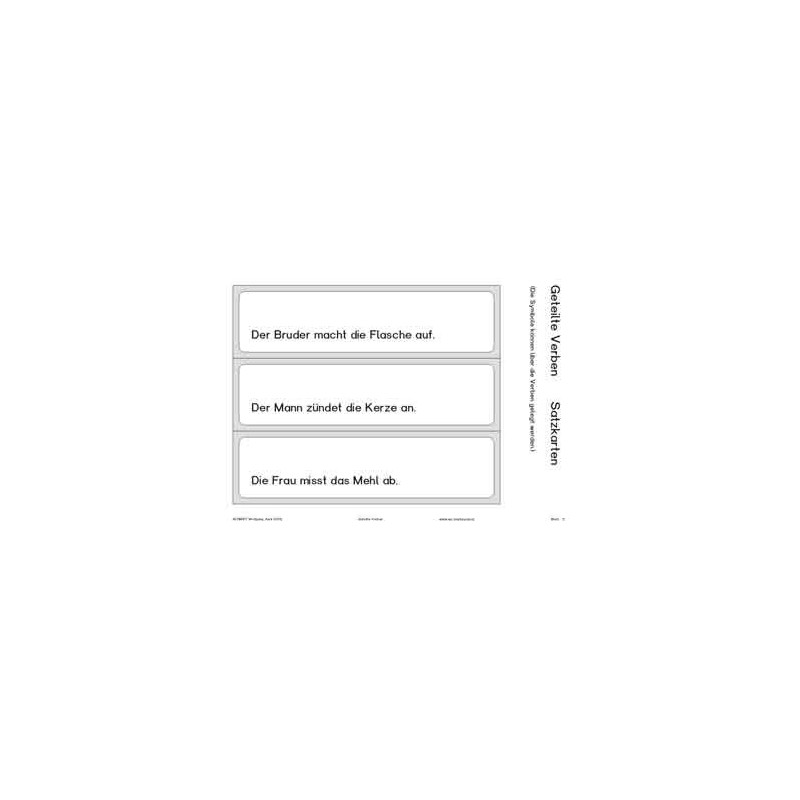 Split verbs