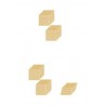 Goldenes Perlenmaterial Arbeitskartei