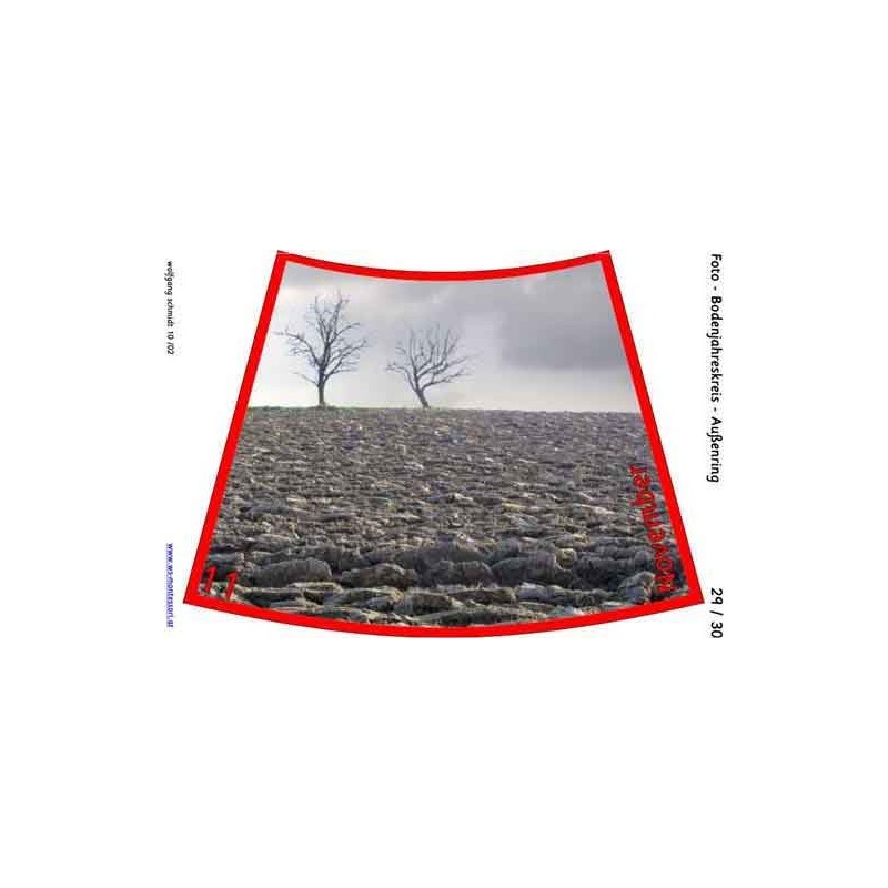 Jahreskreis für Boden mit Fotos 105cm