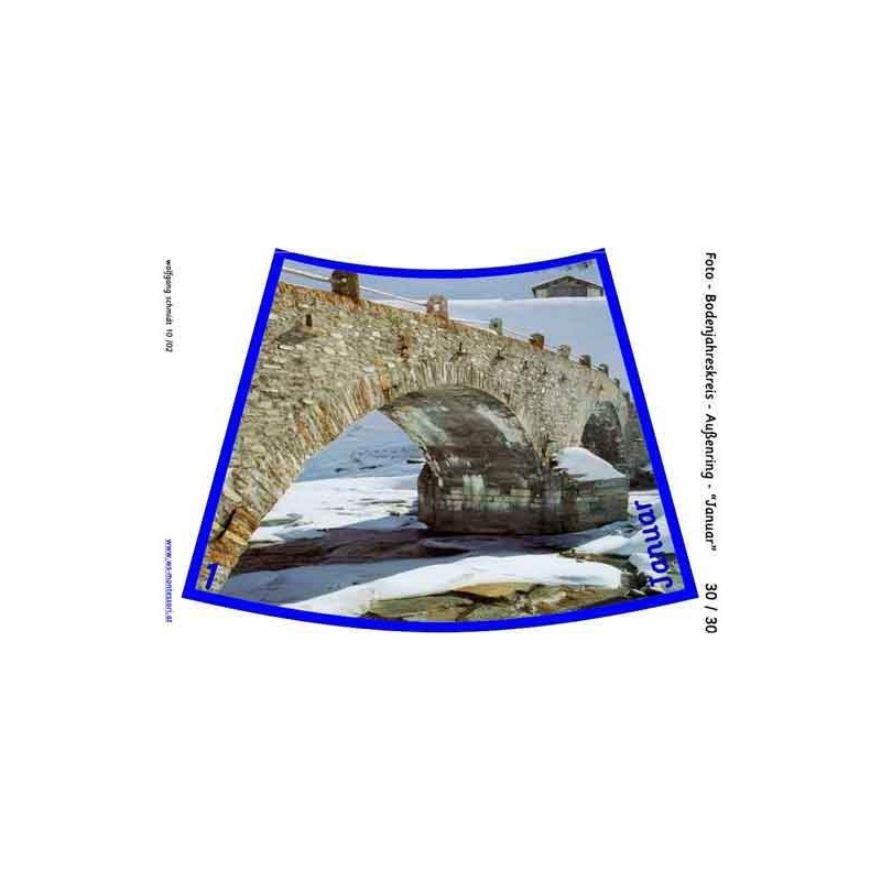 Annual circle for floor with photos 105cm
