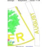 Ročný kruh na podlahu s kresbami 105cm