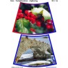 Annual circle for table with photos 75cm