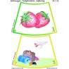 Ročný kruh na stôl s kresbami 75cm