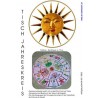 Annual circle for table with drawings 75cm