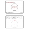 Card index to the circle