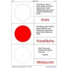 Card index to the circle