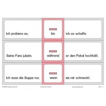 Konjunktionen, Adj. blau