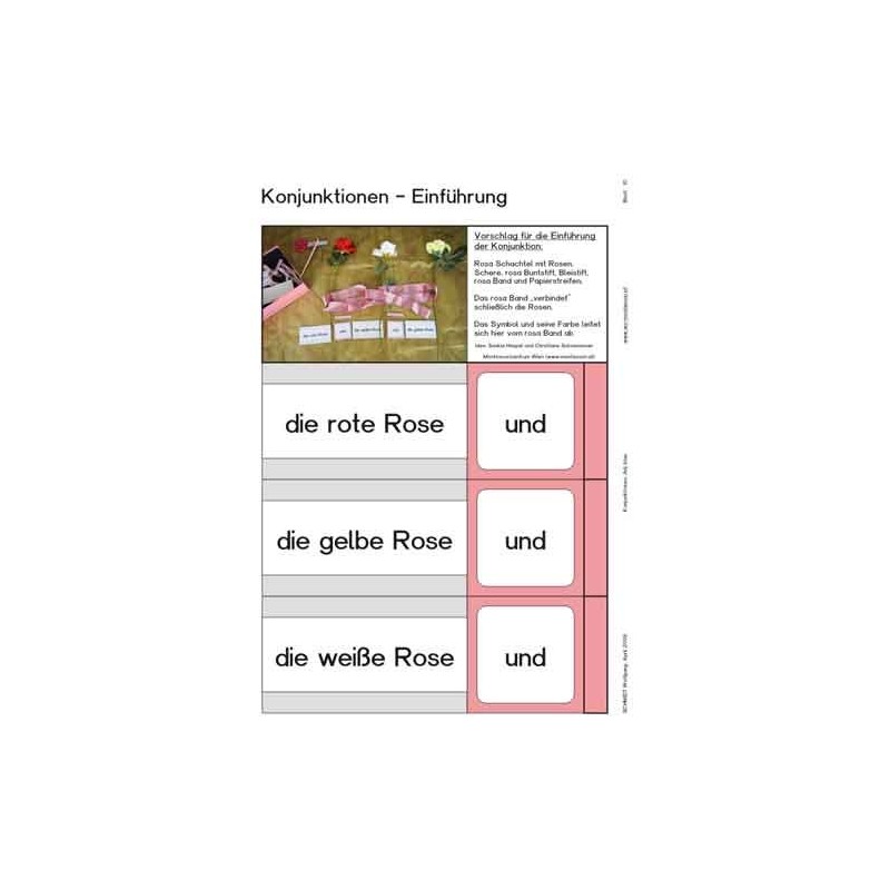 Konjunktionen, Adj. blau