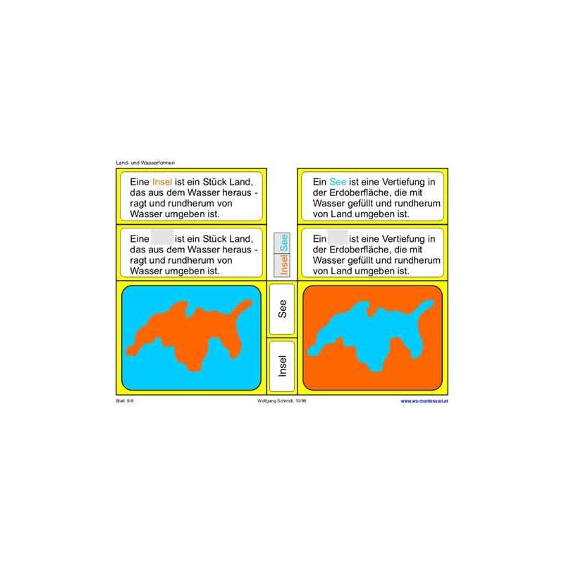 Land and water forms