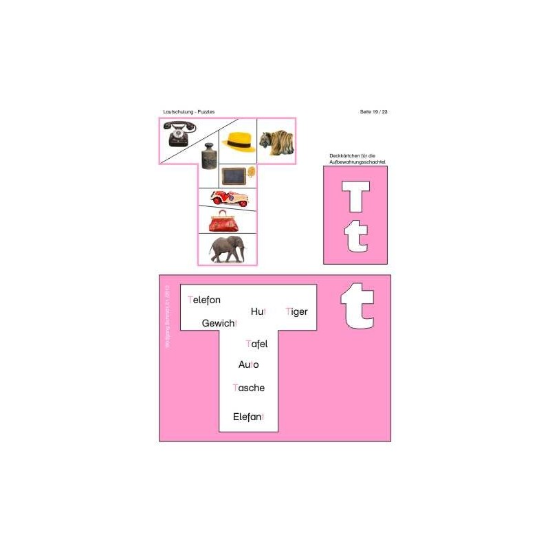Lautschulung Puzzles