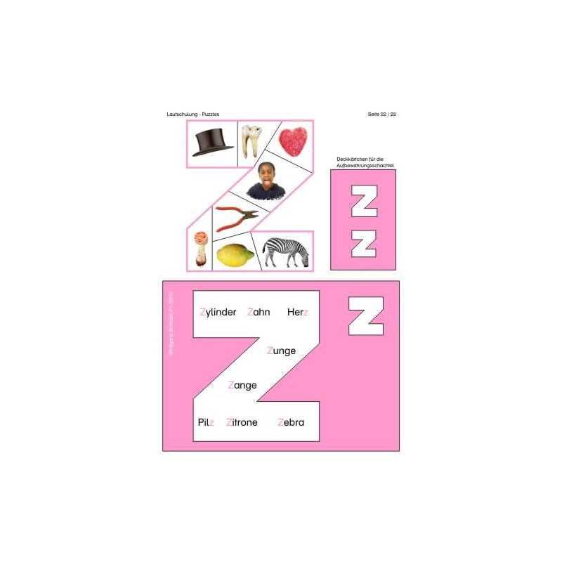 Lautschulung Puzzles