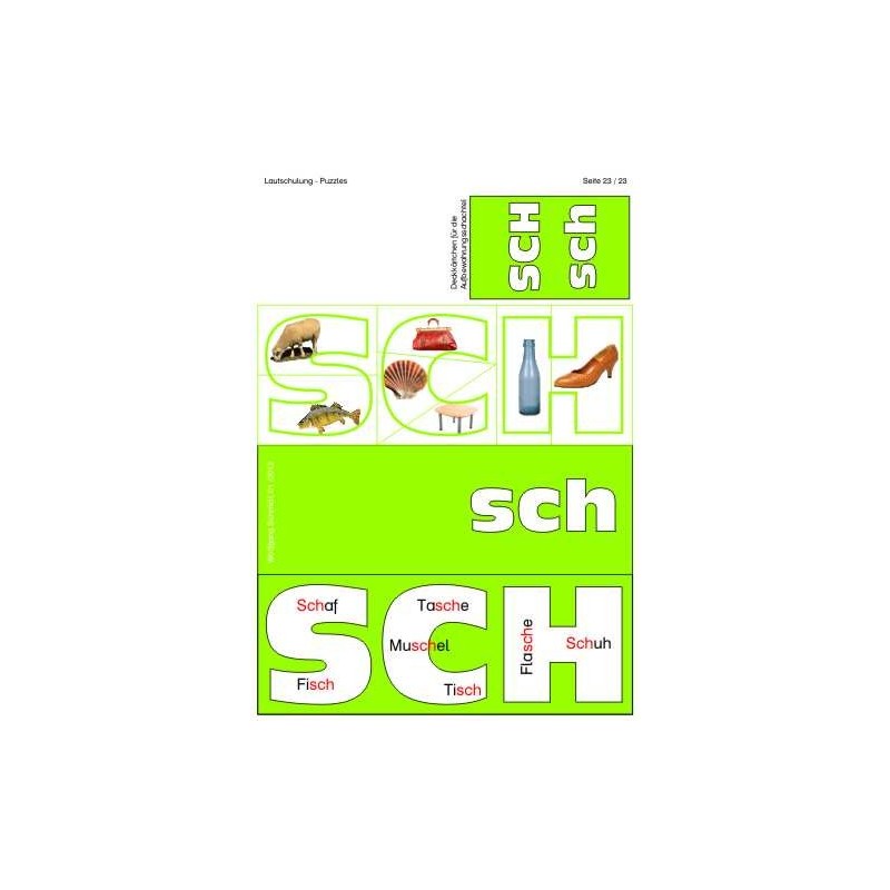 Lautschulung Puzzles