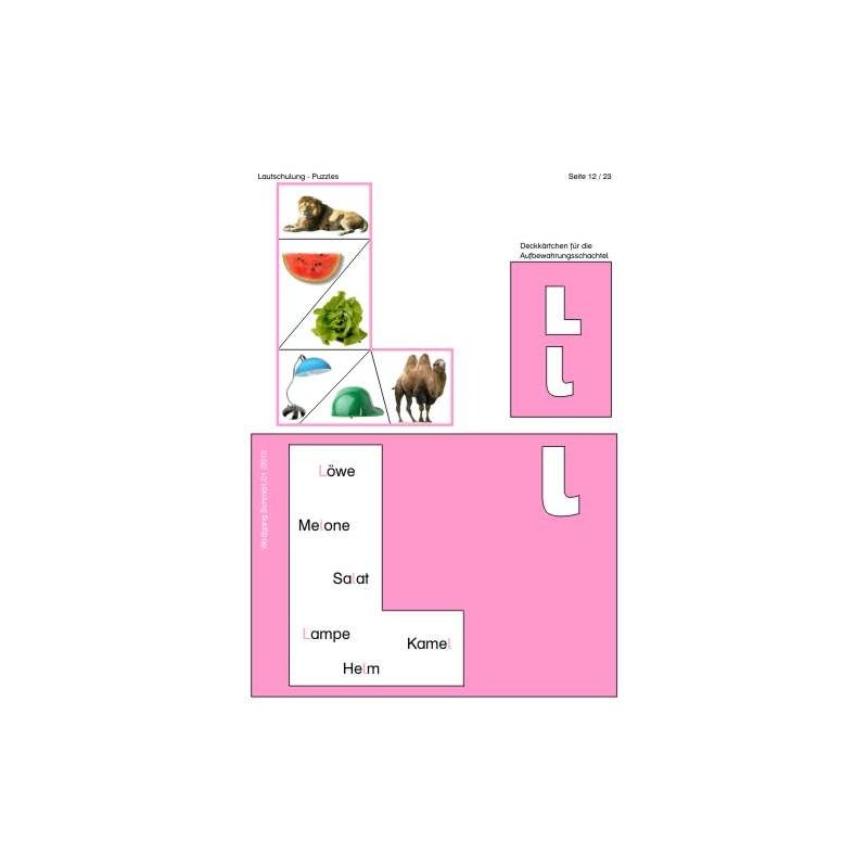 Lautschulung Puzzles