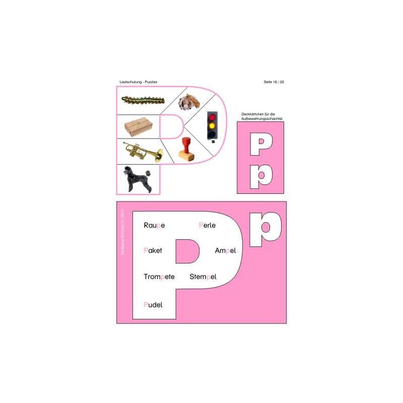 Lautschulung Puzzles