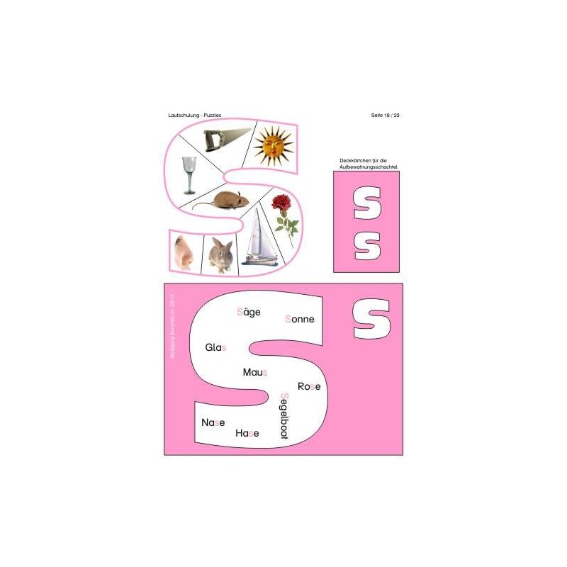 Lautschulung Puzzles