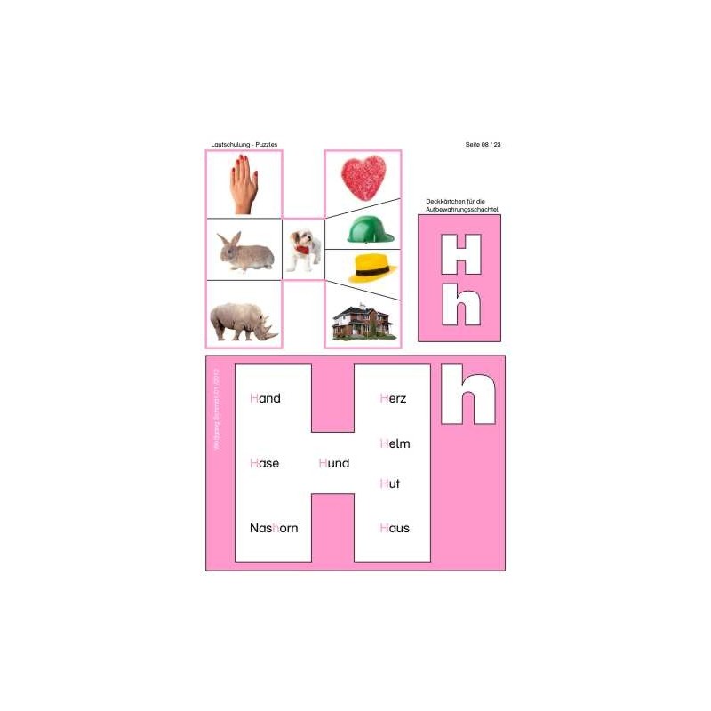 Lautschulung Puzzles