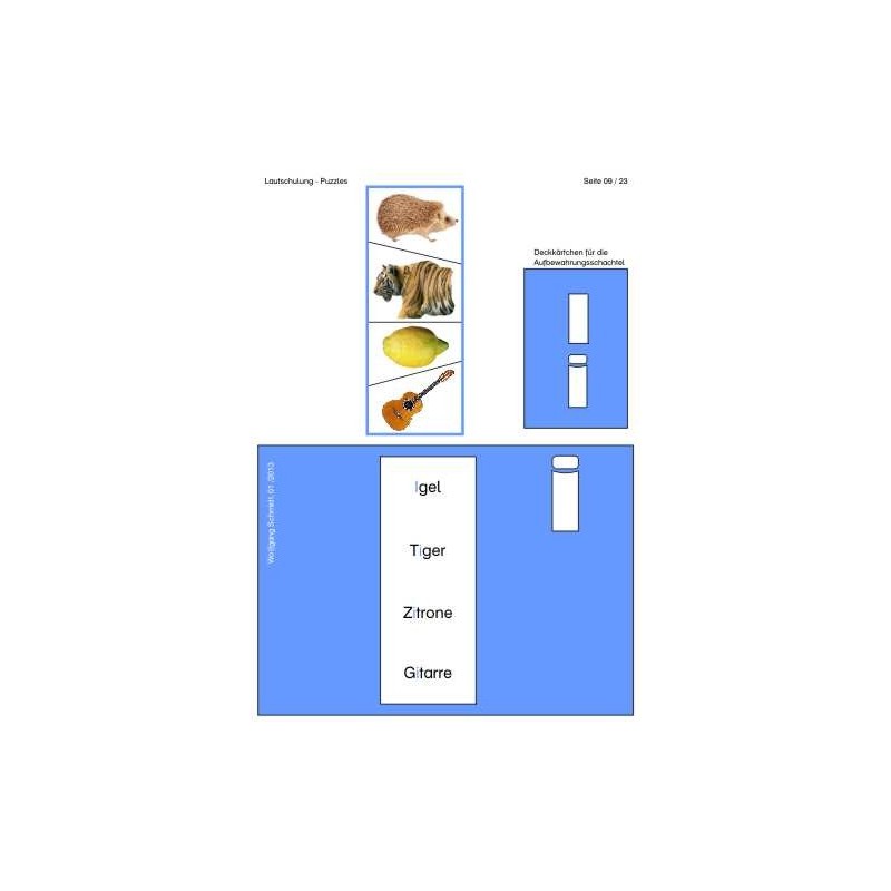 Lautschulung Puzzles
