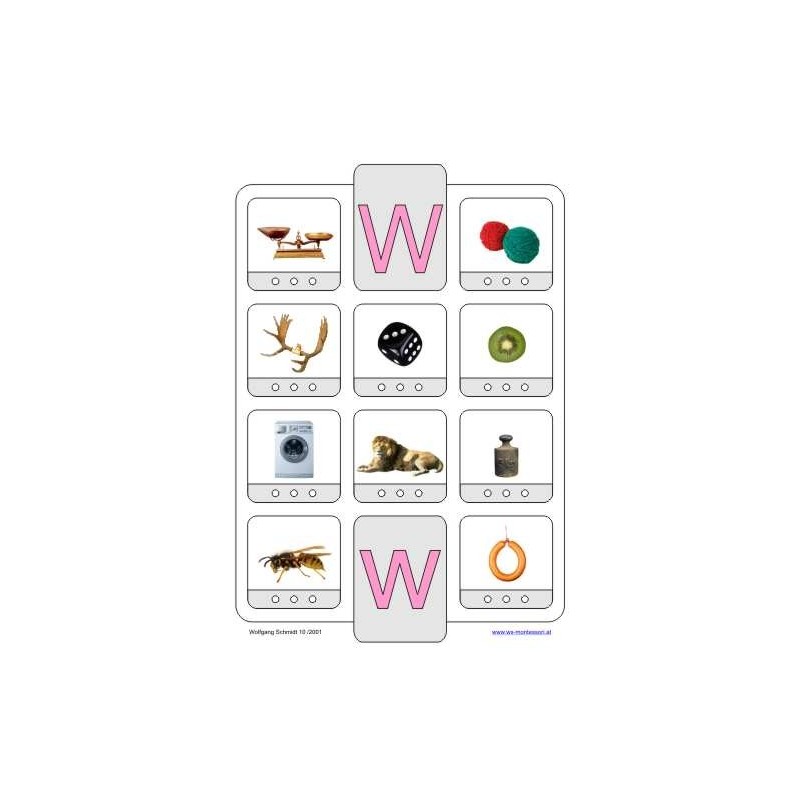 Phonetic training stopper cards