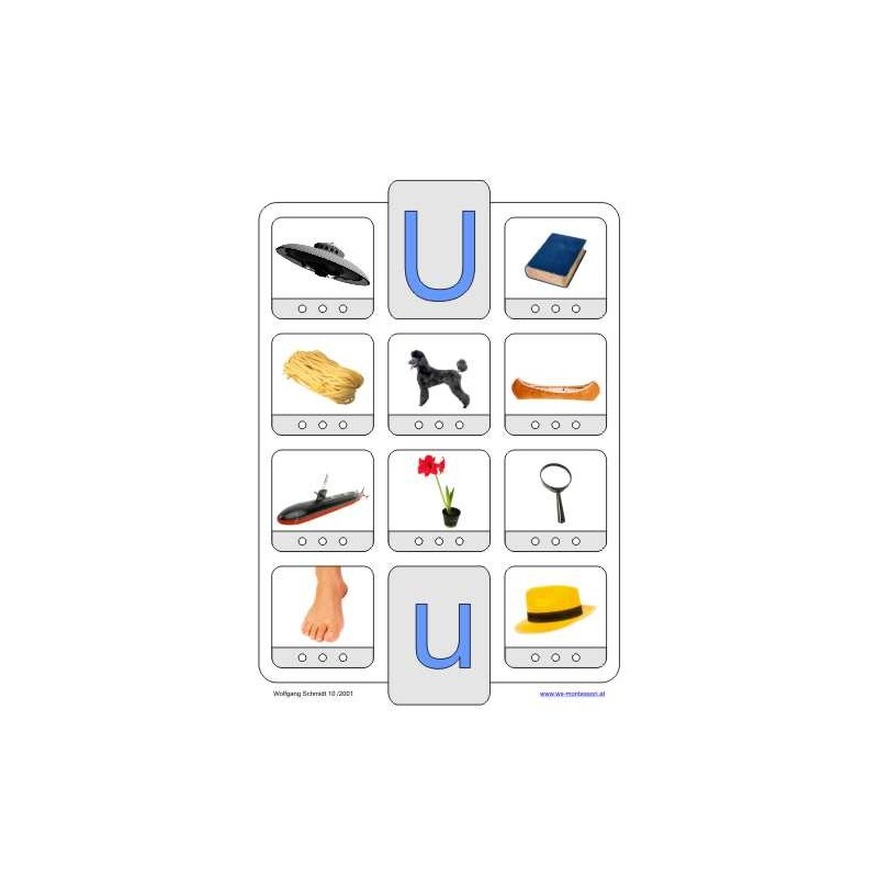 Phonetic training stopper cards