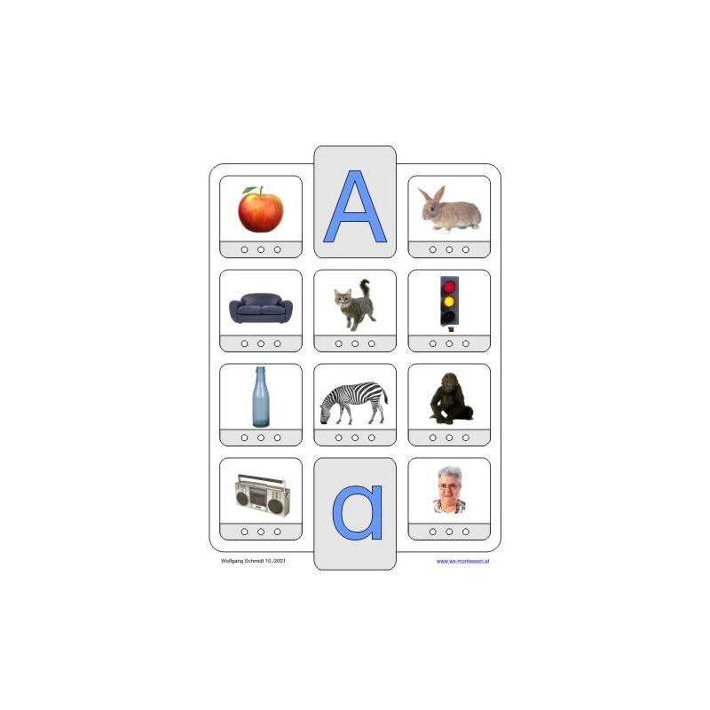 Phonetic training stopper cards