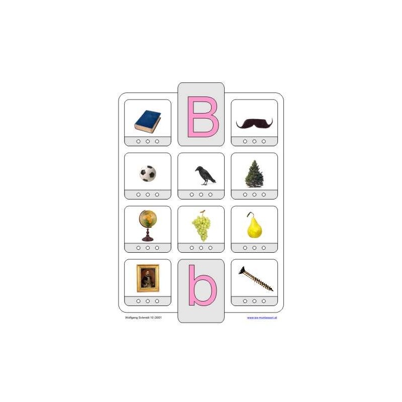 Phonetic training stopper cards