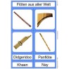 Musical instruments from all over the world