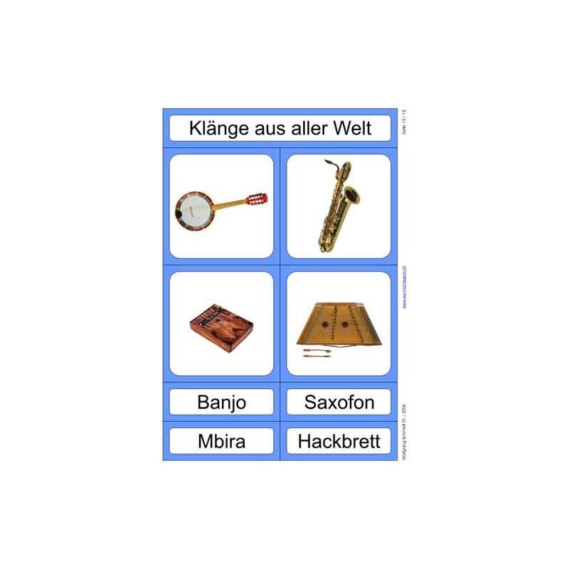 Musikinstrumente aus aller Welt