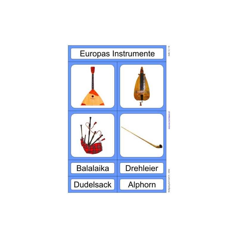 Musikinstrumente aus aller Welt