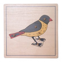 Tierpuzzle - Vogel