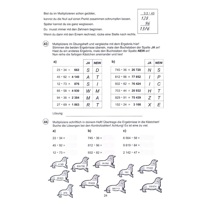 Mathe­Leiter 4: Heft 3 - Schriftliches Rechnen