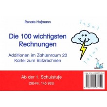 Die 100 wichtigsten Rechnungen - Teil 1 (Addieren im ZR 20)