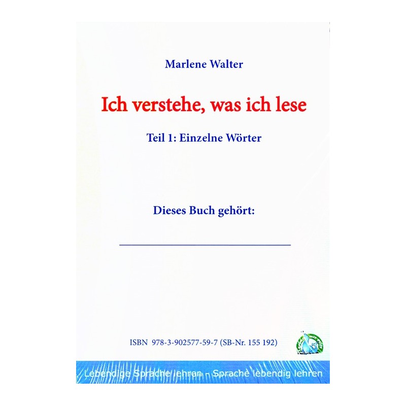 Ich verstehe, was ich lese