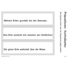 Präpositionen: Am Ententeich, Adj. blau