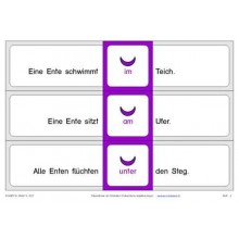 Präpositionen: Am Ententeich, Adj. braun
