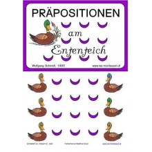 Präpositionen: Am Ententeich, Adj. braun