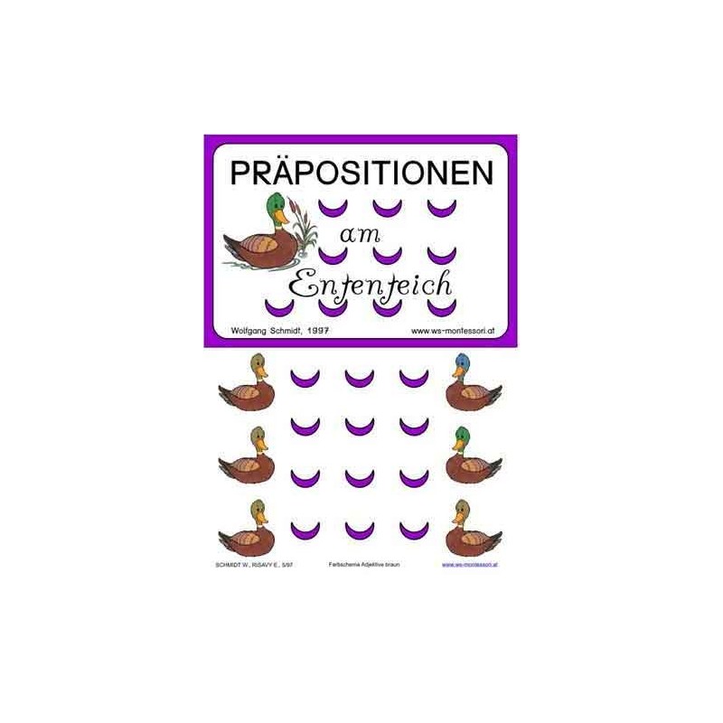 Predložky: Am Ententeich, adj. Brown