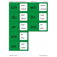 Pronomen, Adj. braun