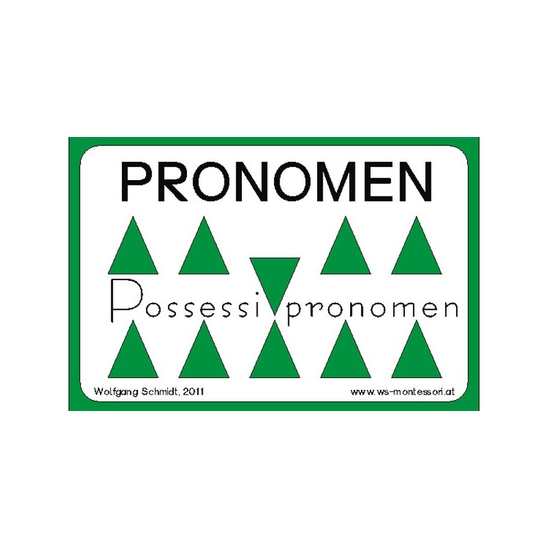 Pronomen, Adj. braun