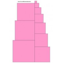 Pink tower and brown stairs