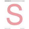 Sliding and turndown inserts - letters