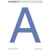 Sliding and turndown inserts - letters