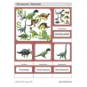 Sliding and revealing game deposits - dinosaurs