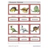 Sliding and revealing game deposits - dinosaurs