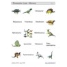 Sliding and revealing game deposits - dinosaurs