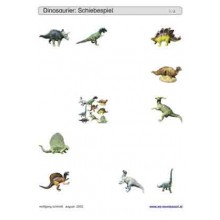 Schiebe- und Aufdeckspieleinlagen - Dinosaurier