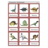Schiebe- und Aufdeckspieleinlagen - Dinosaurier